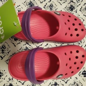 Little Girls Crocs.  Size 11